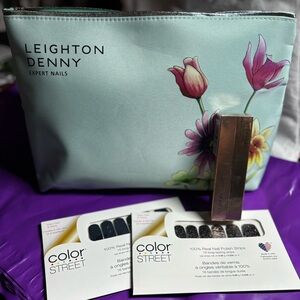 Nail & Makeup beauty bundle with large travel beauty pouch.